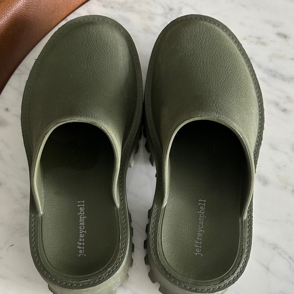 Jeffrey Campbell Olive Platform Lug Clogs - Picture 4 of 6